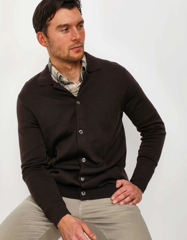 Merino Button Cardigan