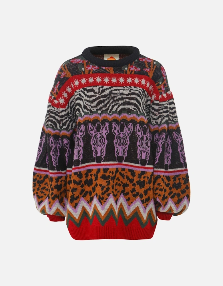 Zebra Anika Jacquard Jumper