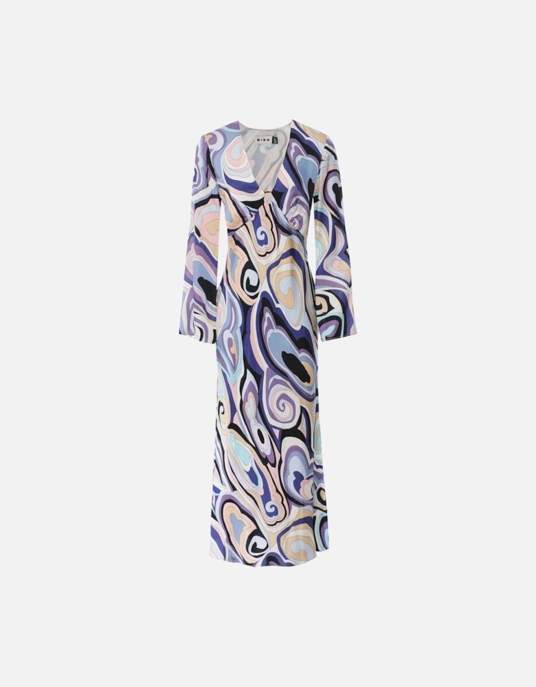 Terri Satin Midi Dress