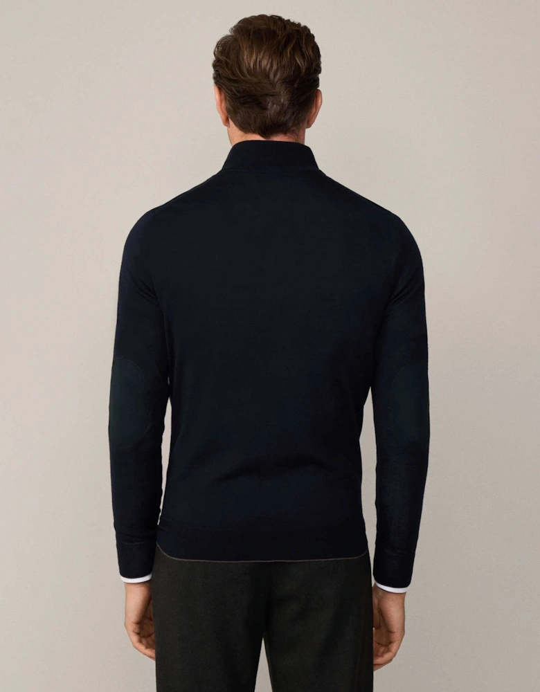 Merino Silk Half-Zip Jumper