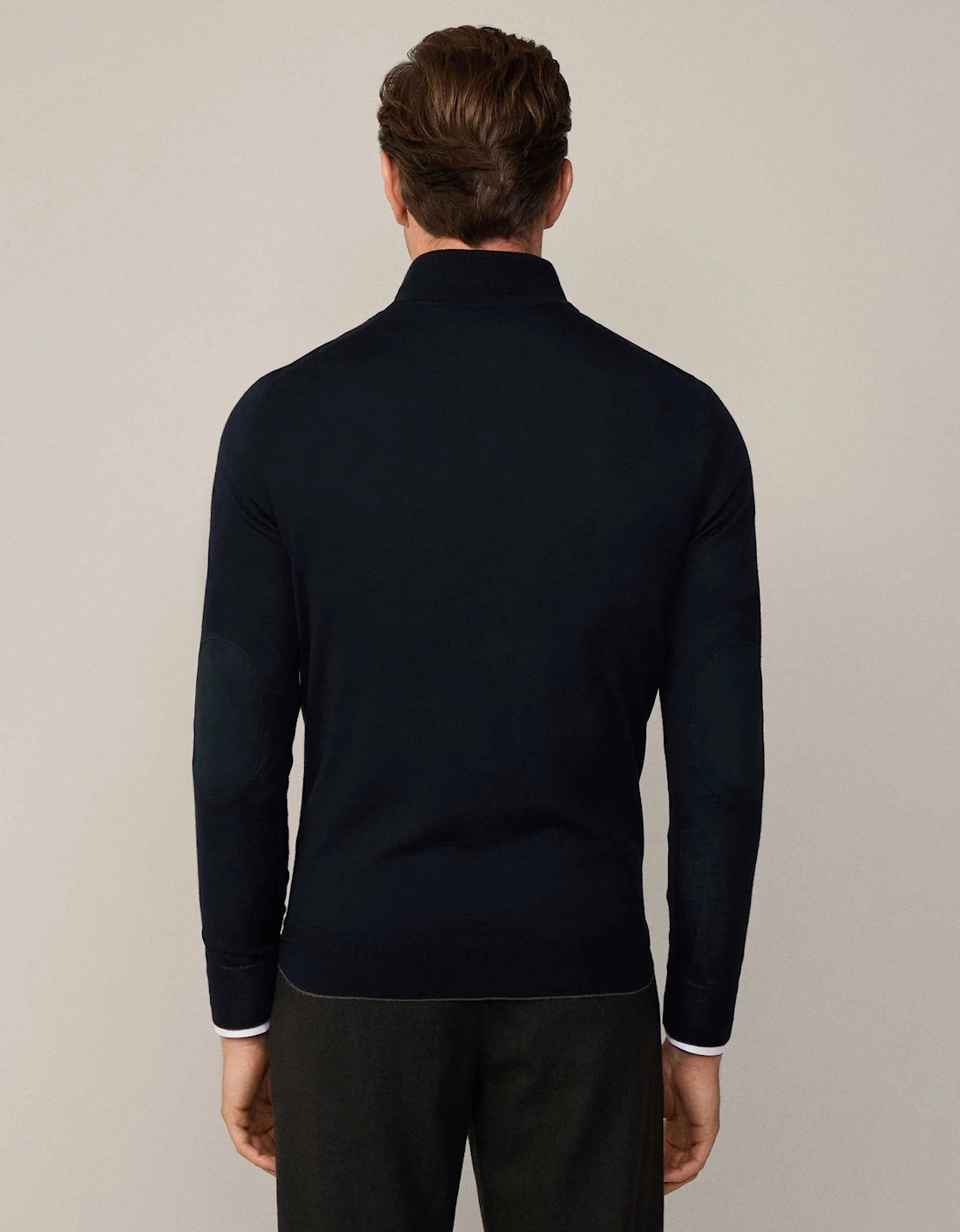 Merino Silk Half-Zip Jumper