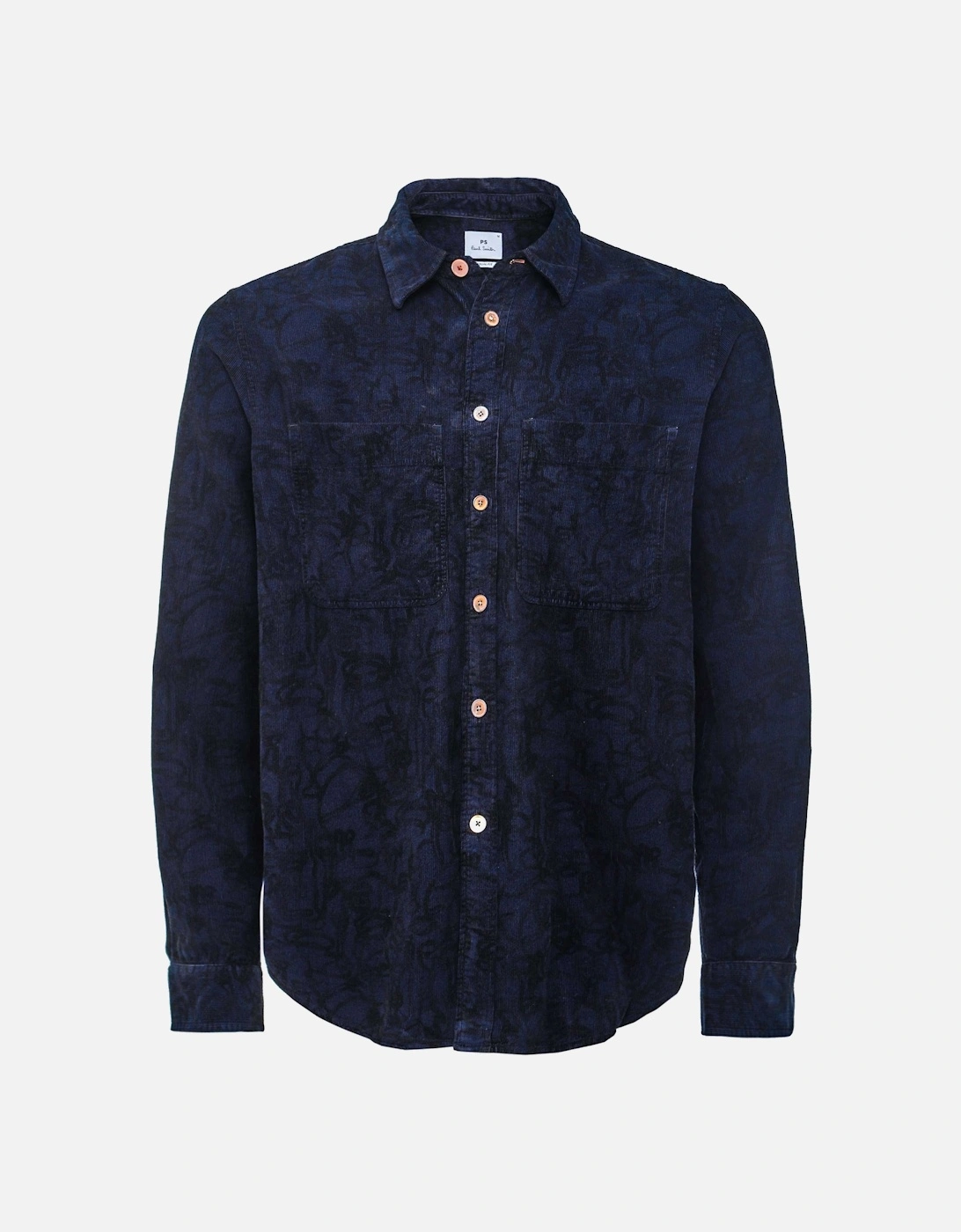 Casual Fit Corduroy Print Shirt, 5 of 4