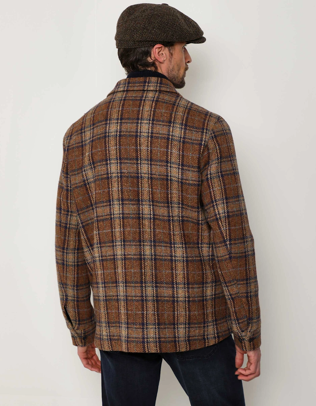 Wool Check Overshirt