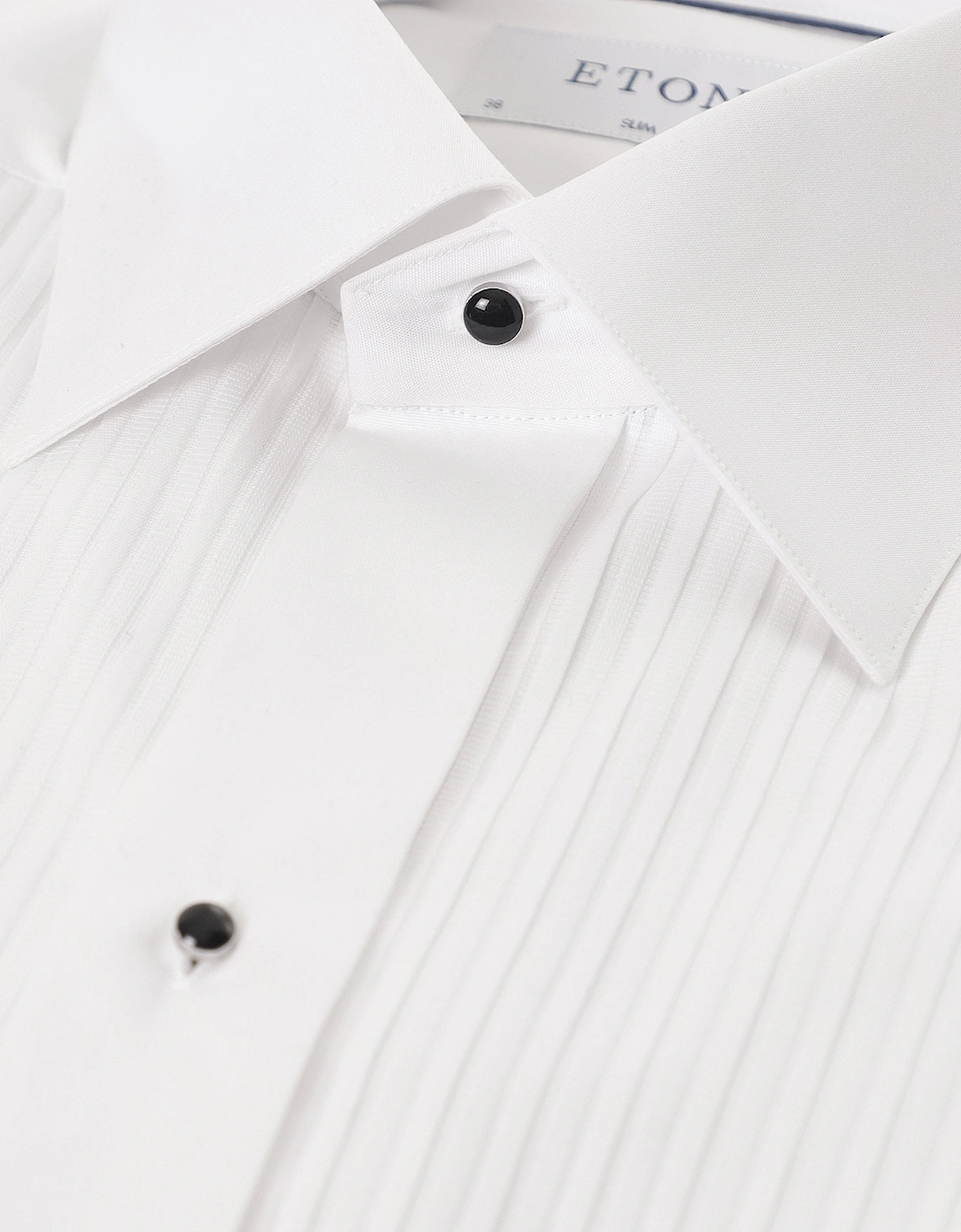 Slim Fit Plissé Dress Shirt