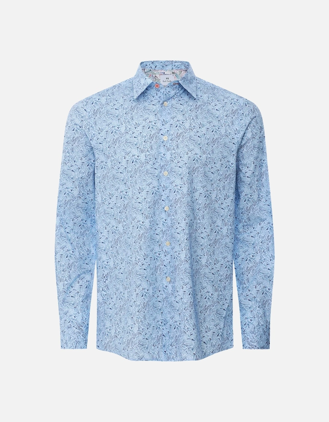 Regular Fit Leaf Print Shirt, 5 of 4