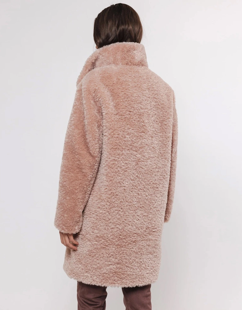 Ena Long Teddy Coat