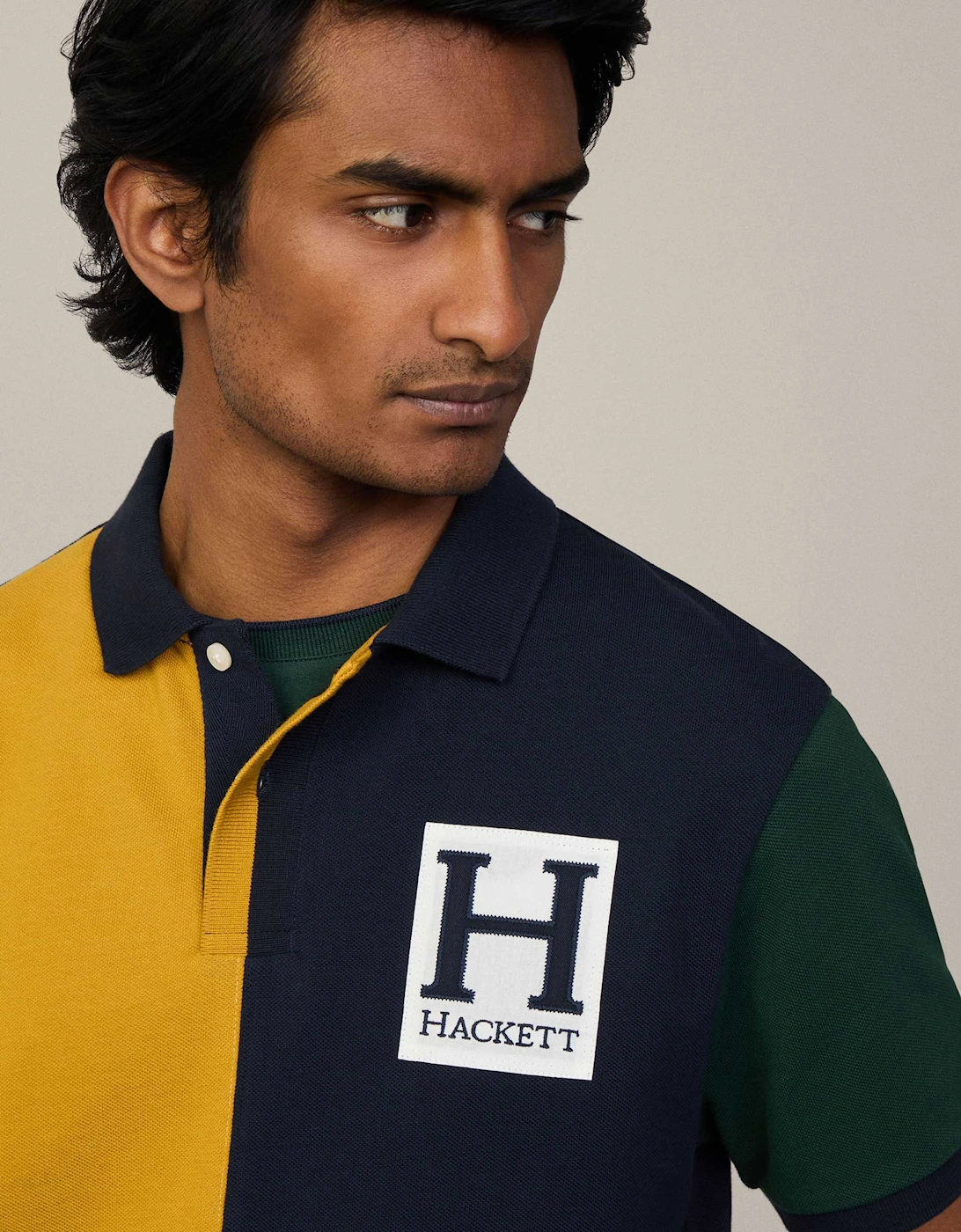 Heritage Colour Block Polo Shirt