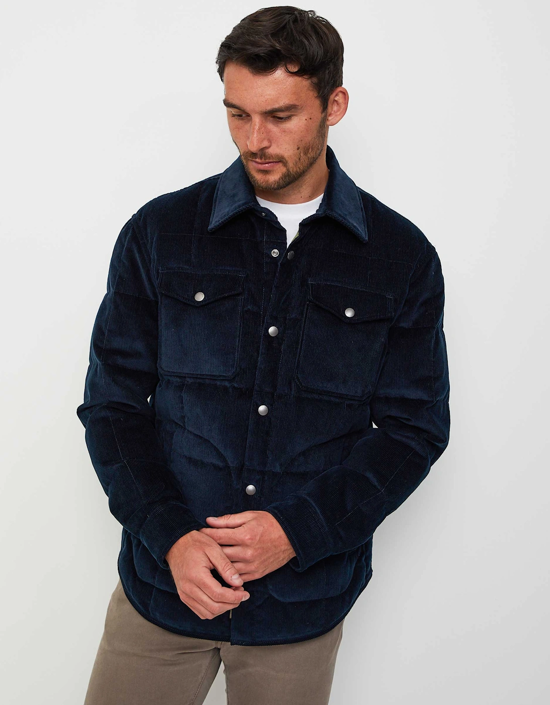 Alaskan Down Corduroy Overshirt