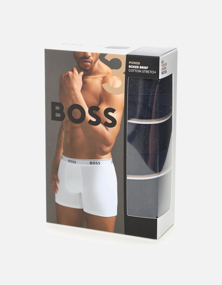 Cotton Boxer Trunks Three Pack