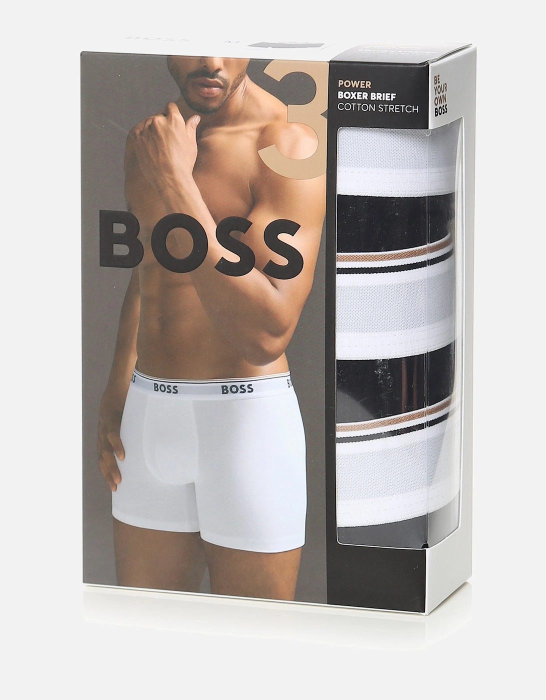 Cotton Boxer Trunks Three Pack