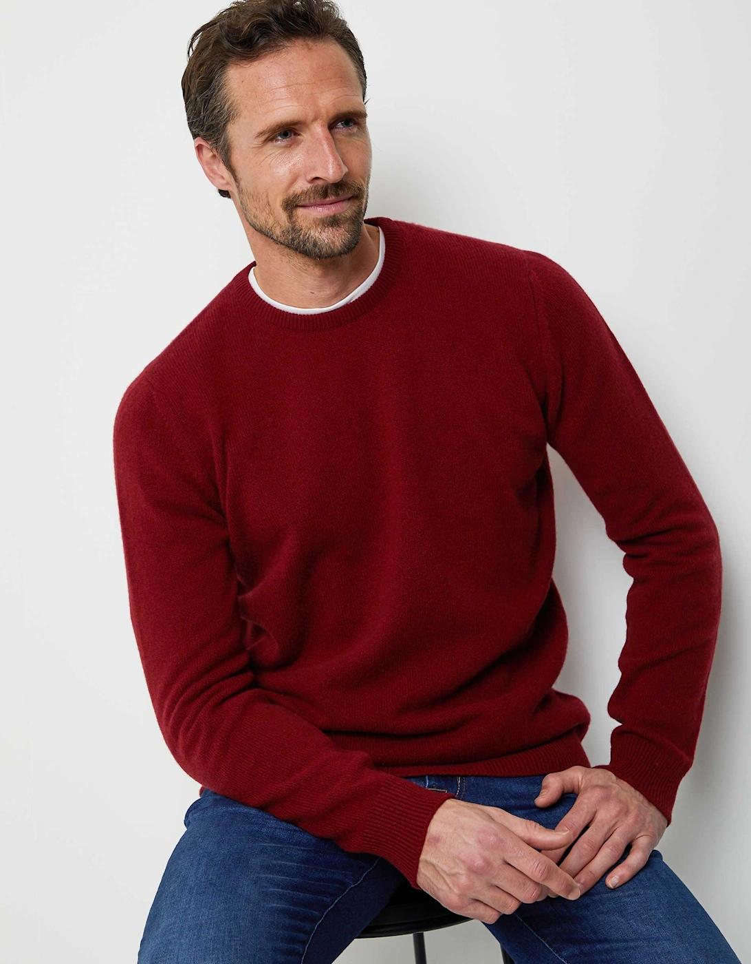 Merino Cashmere Crew Jumper