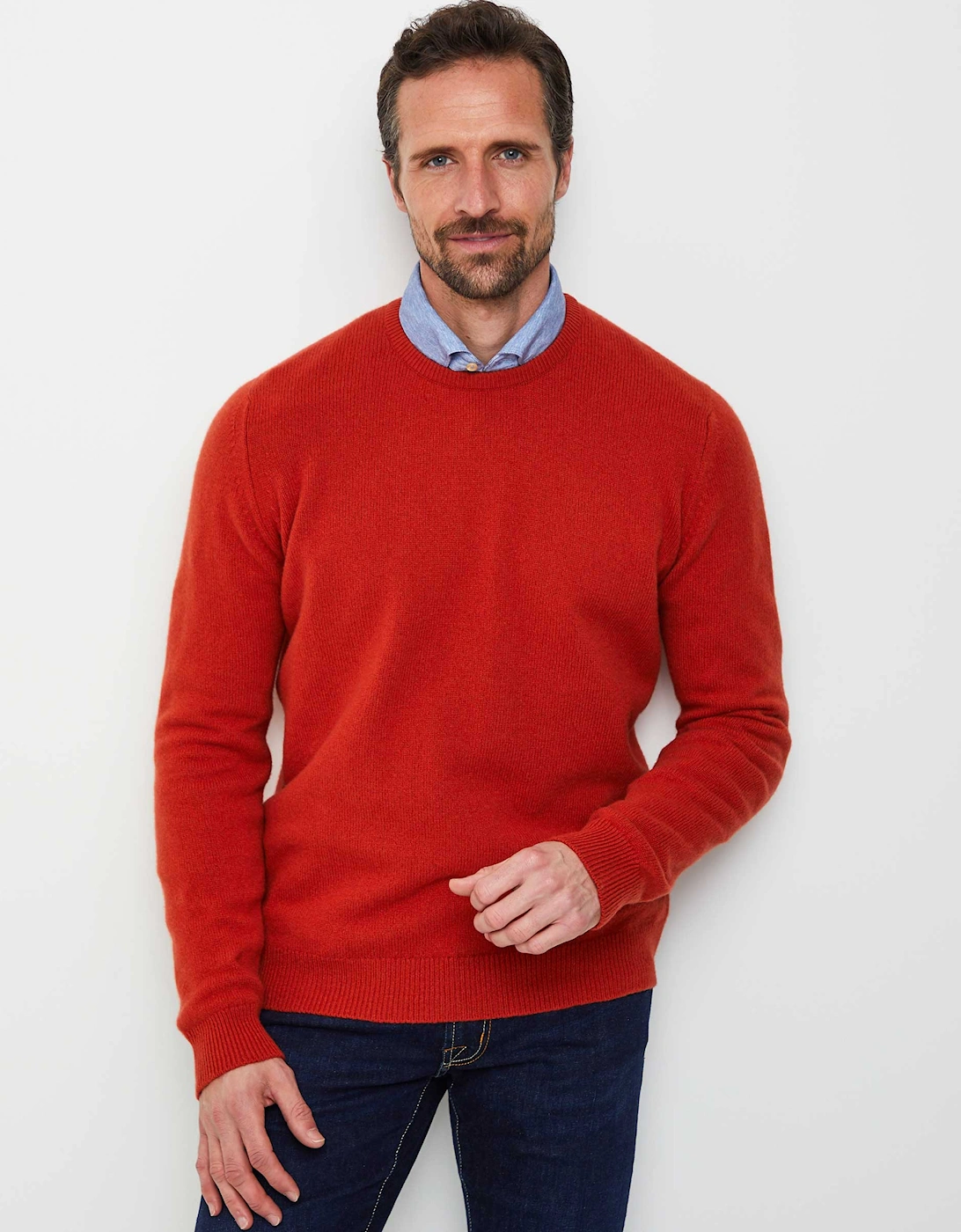 Merino Cashmere Crew Jumper