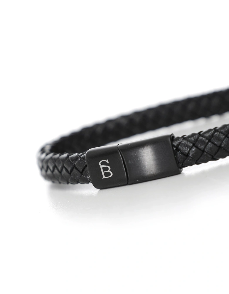 Black Edition Riley Leather Bracelet