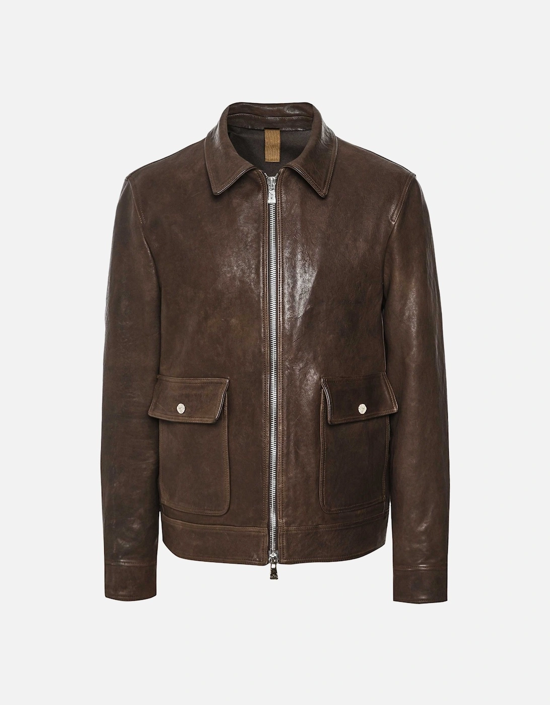 Leather Zip Jacket, 6 of 5