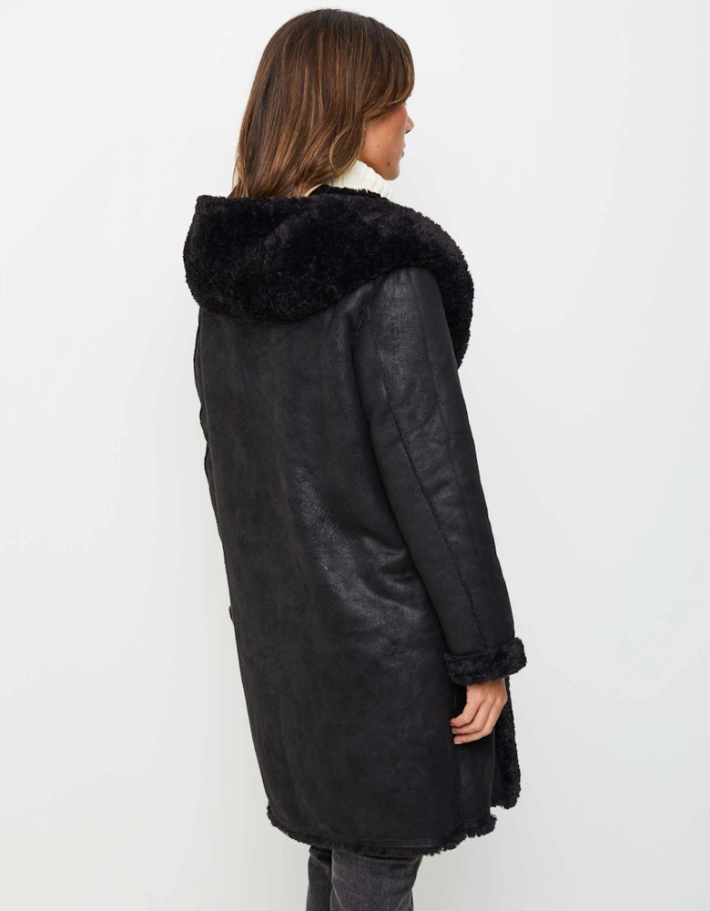 Hooded Reversible Coat