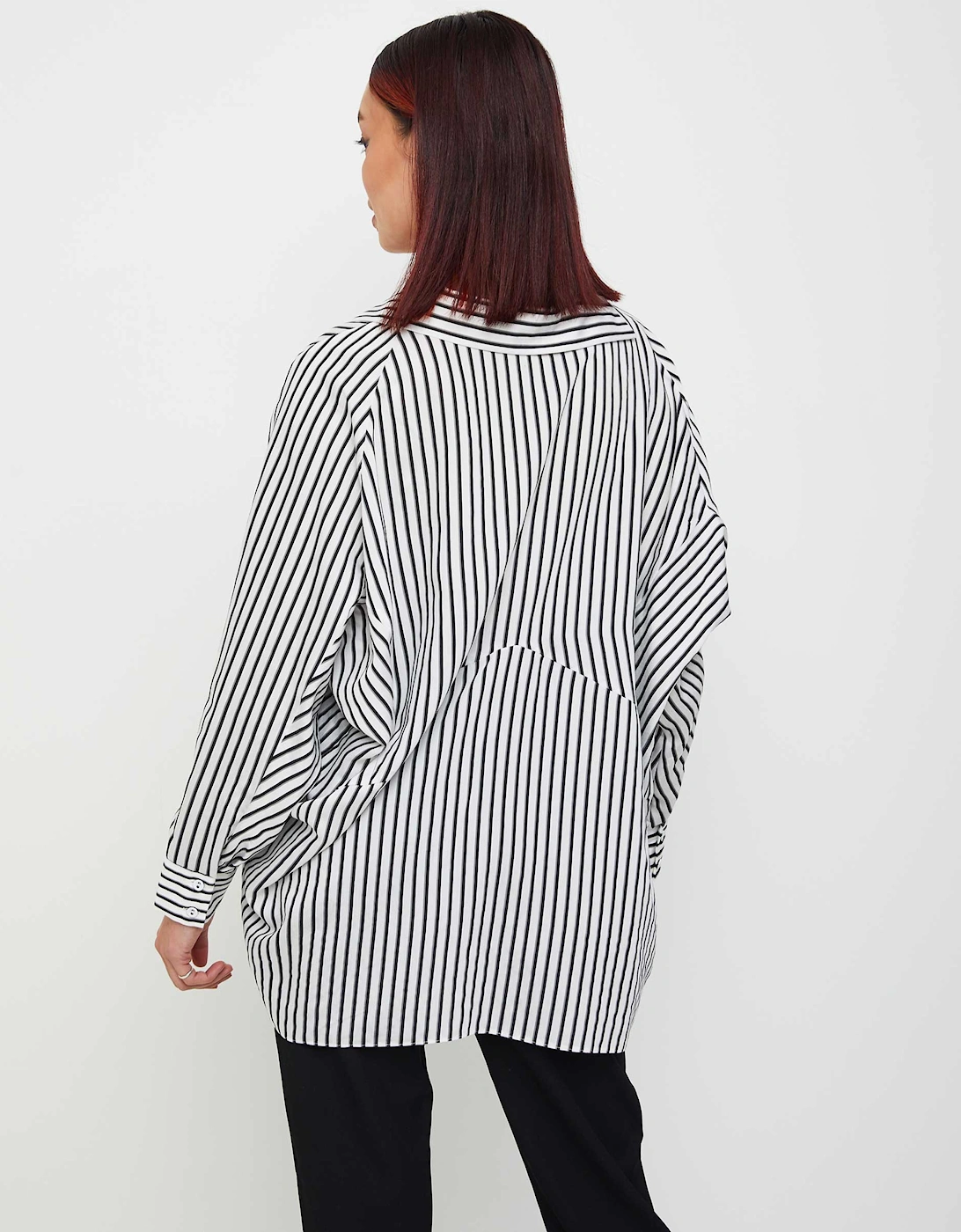 Asymmetric Striped Shirt