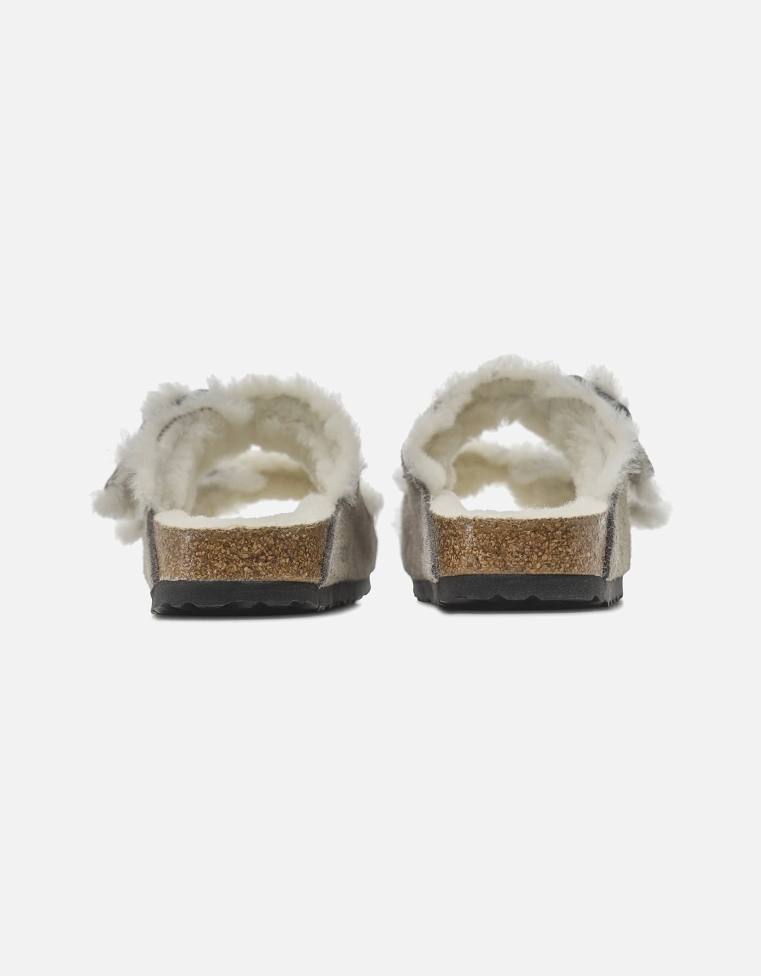 Arizona Shearling Suede Leather Sandals