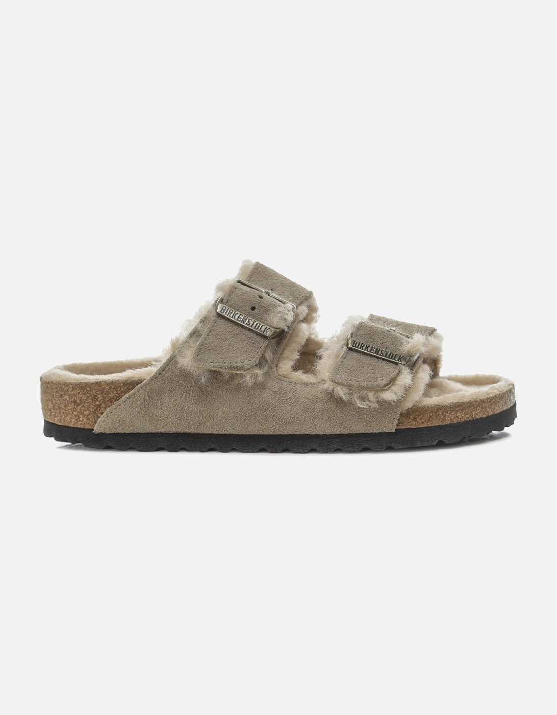 Arizona Shearling Suede Leather Sandals