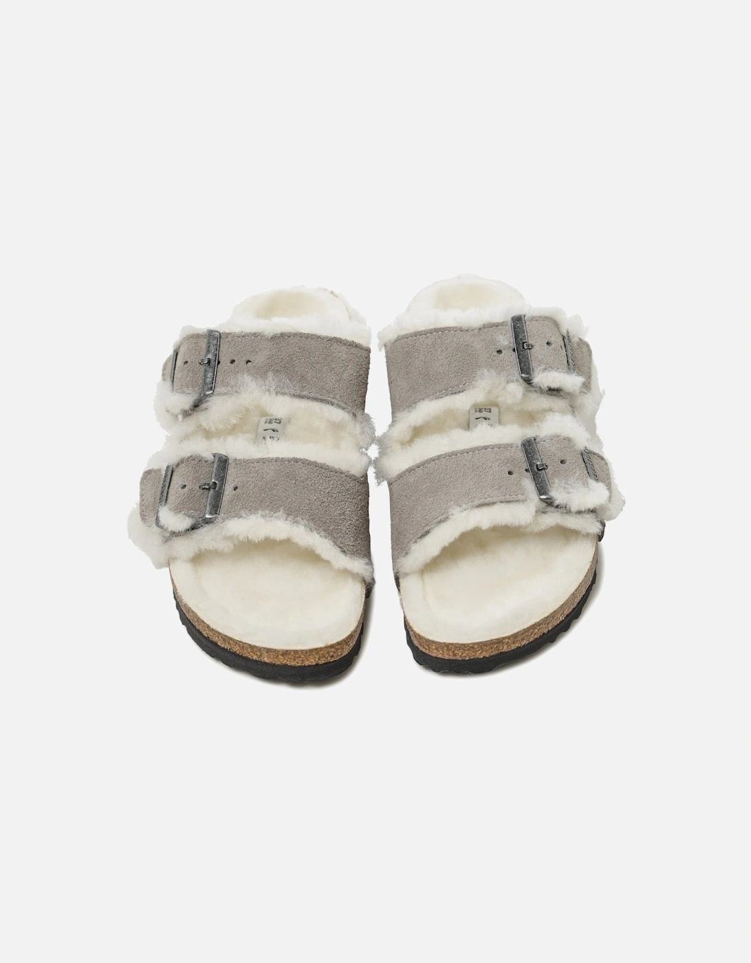 Arizona Shearling Suede Leather Sandals