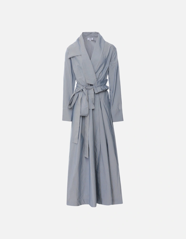 Taffeta Wrap Dress