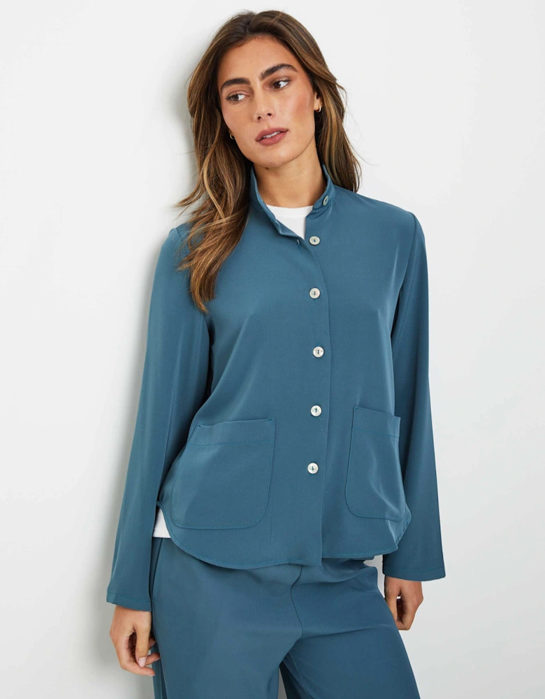 Pocket Front Shirt Jacket