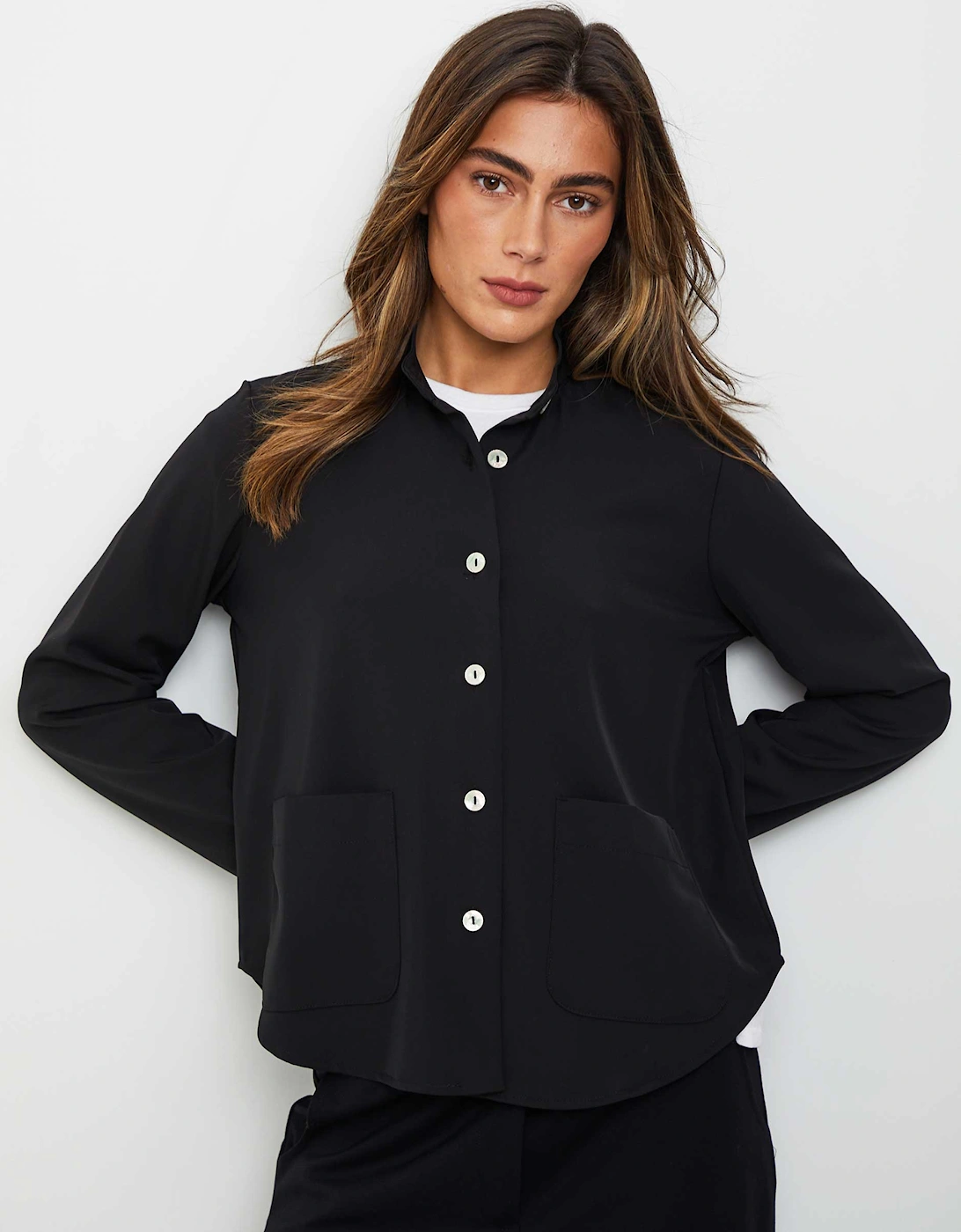 Pocket Front Shirt Jacket