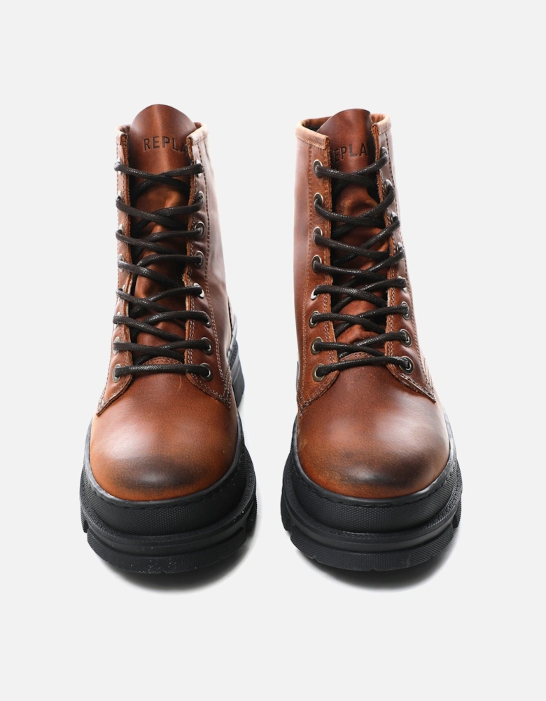 Leather Vega Biker Boots