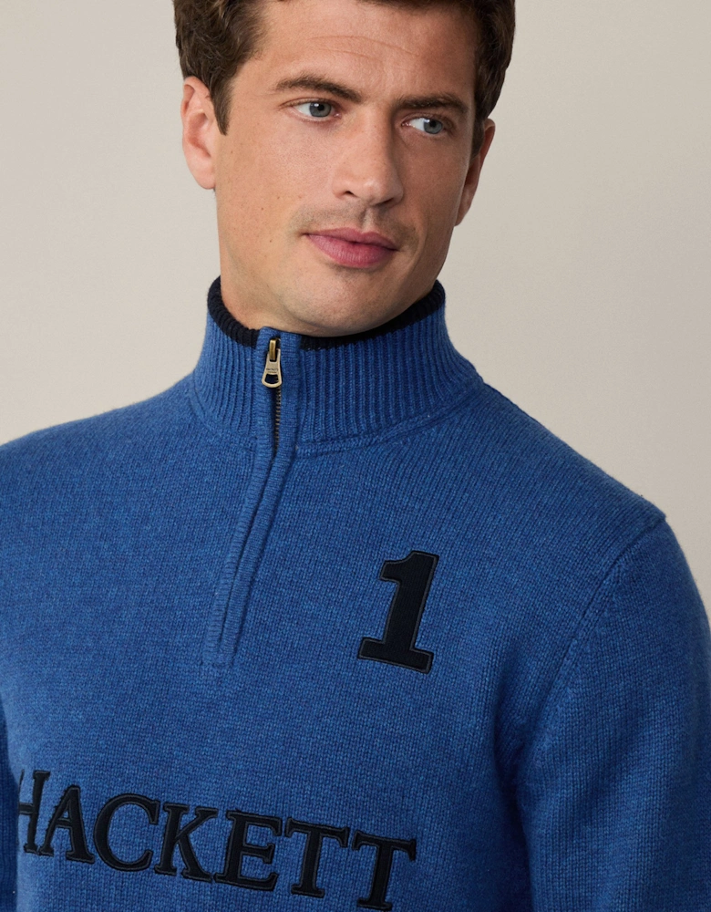 Merino Heritage Half-Zip Jumper