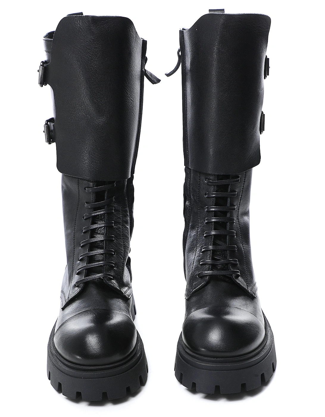 Leather Combat Boots