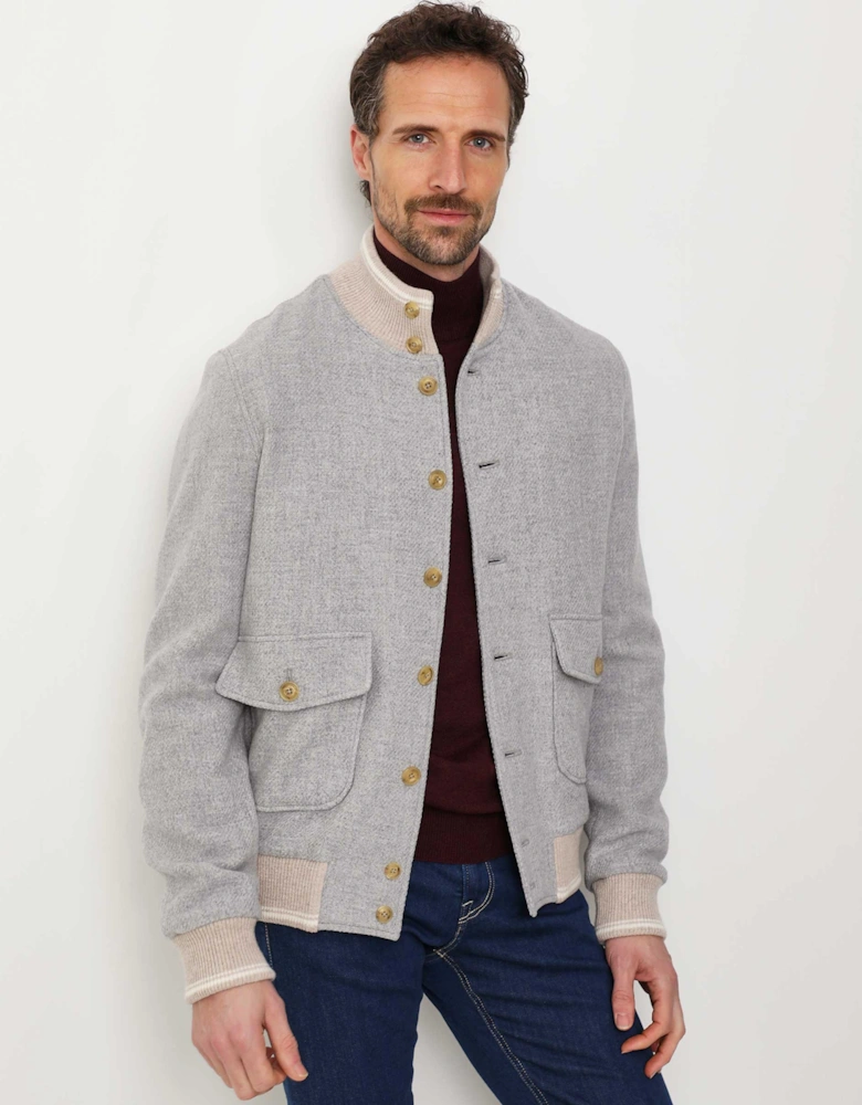 Wool Bomber Jacket