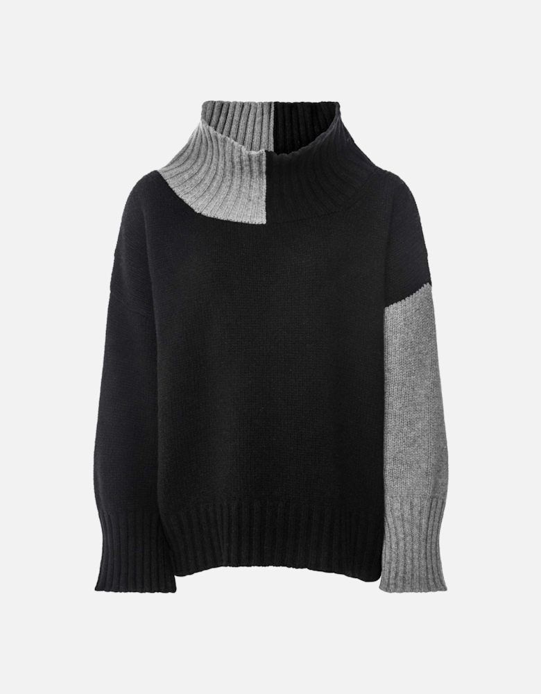 Bicolour Merino Cashmere Jumper