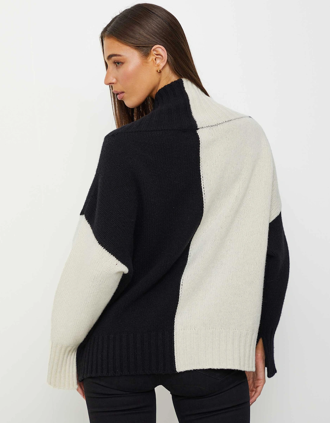 Bicolour Merino Cashmere Jumper