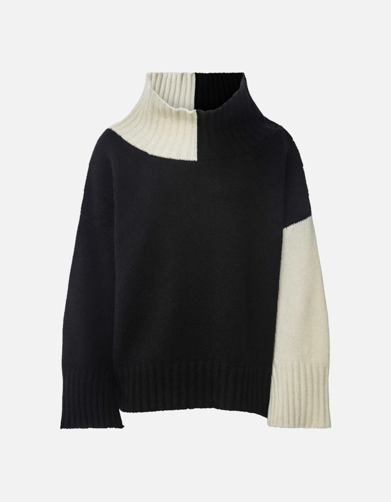 Bicolour Merino Cashmere Jumper