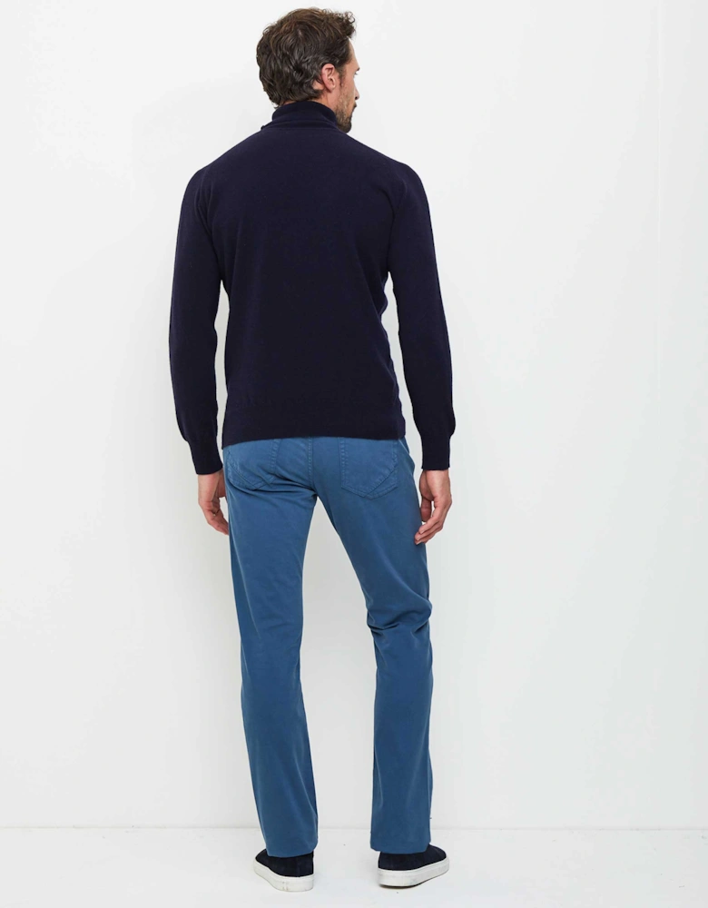 Slim Fit Five Pocket Trousers