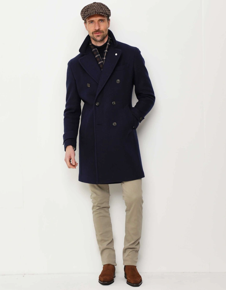 Wool Double Breasted Coat