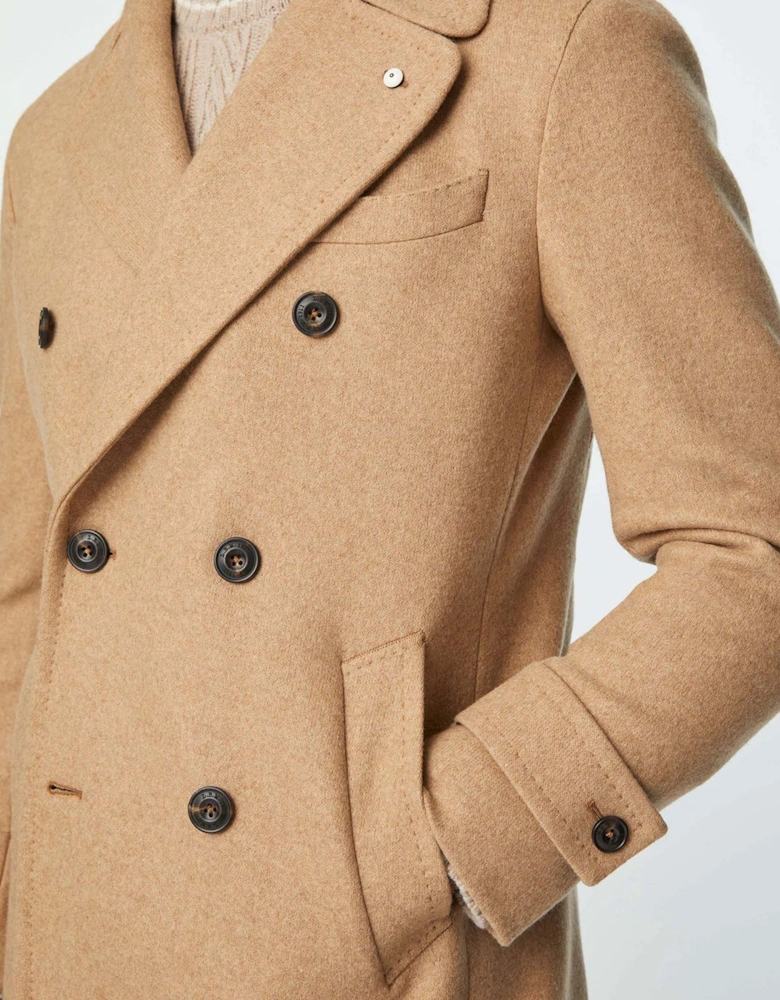 Wool Double Breasted Coat