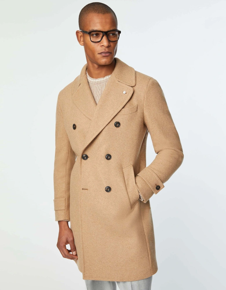 Wool Double Breasted Coat