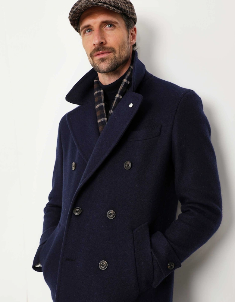 Wool Double Breasted Coat