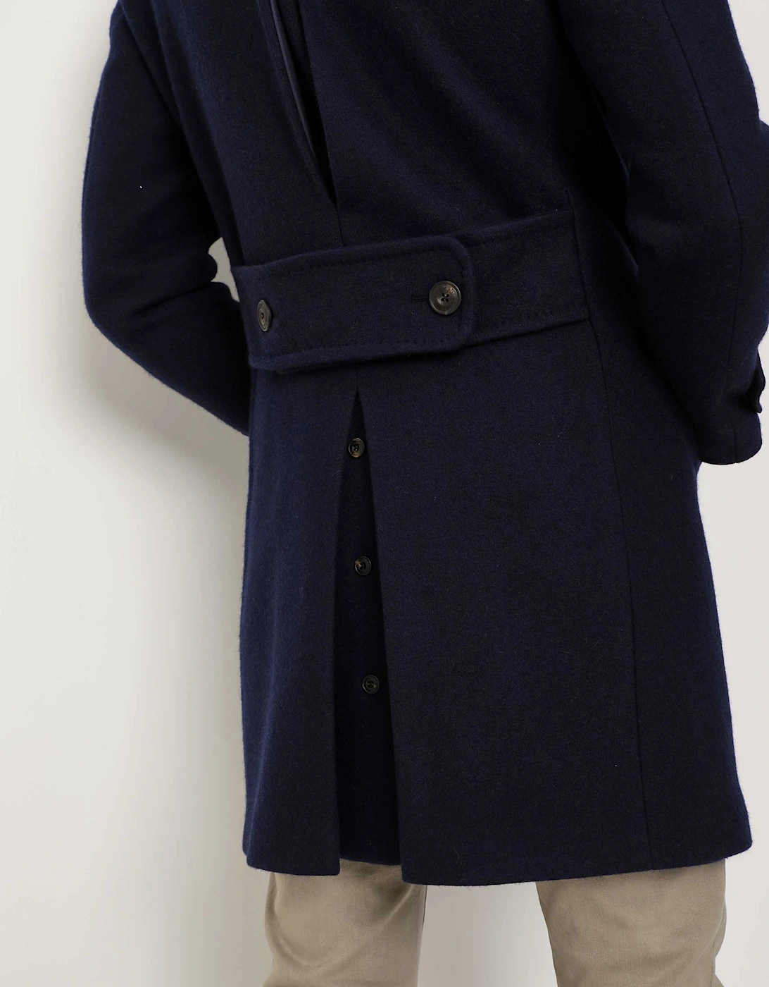 Wool Double Breasted Coat