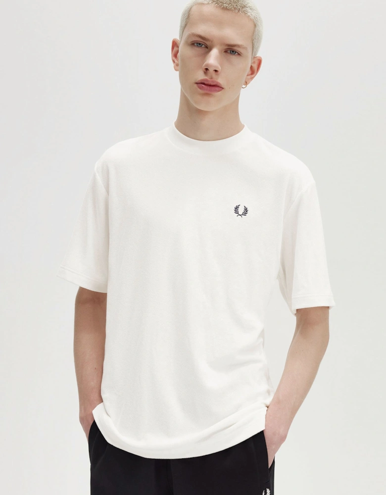 Relaxed Towelling T-Shirt