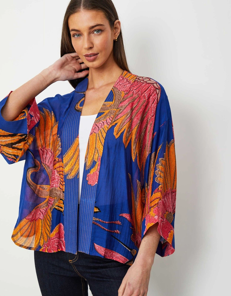 Crane Cobalt Kimono