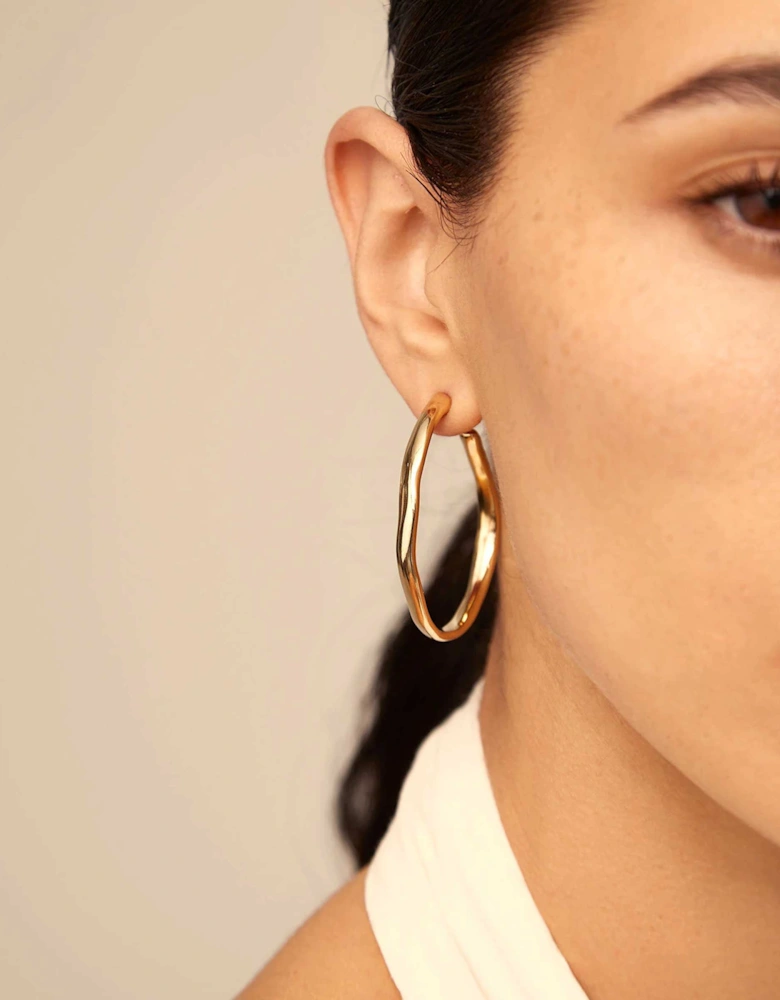 Ohmmm Open Hoop Earrings