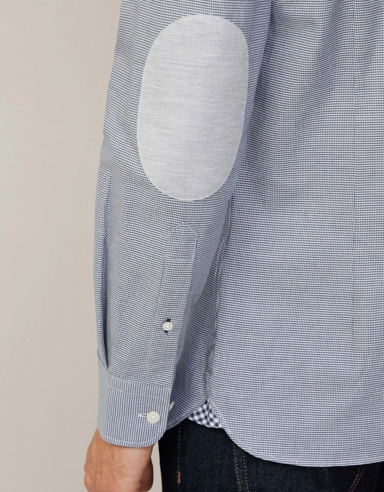 Tailored Fit Flannel Puppytooth Shirt