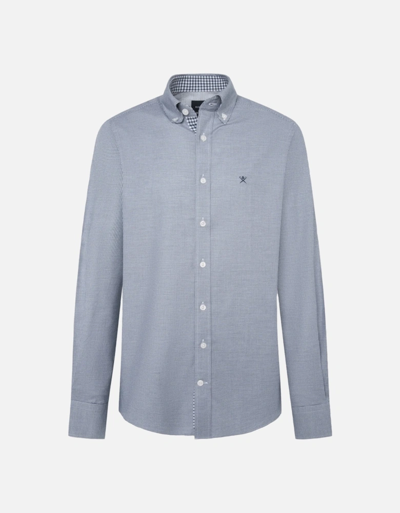 Tailored Fit Flannel Puppytooth Shirt