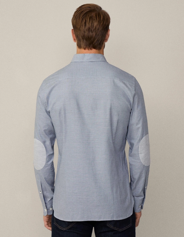 Tailored Fit Flannel Puppytooth Shirt