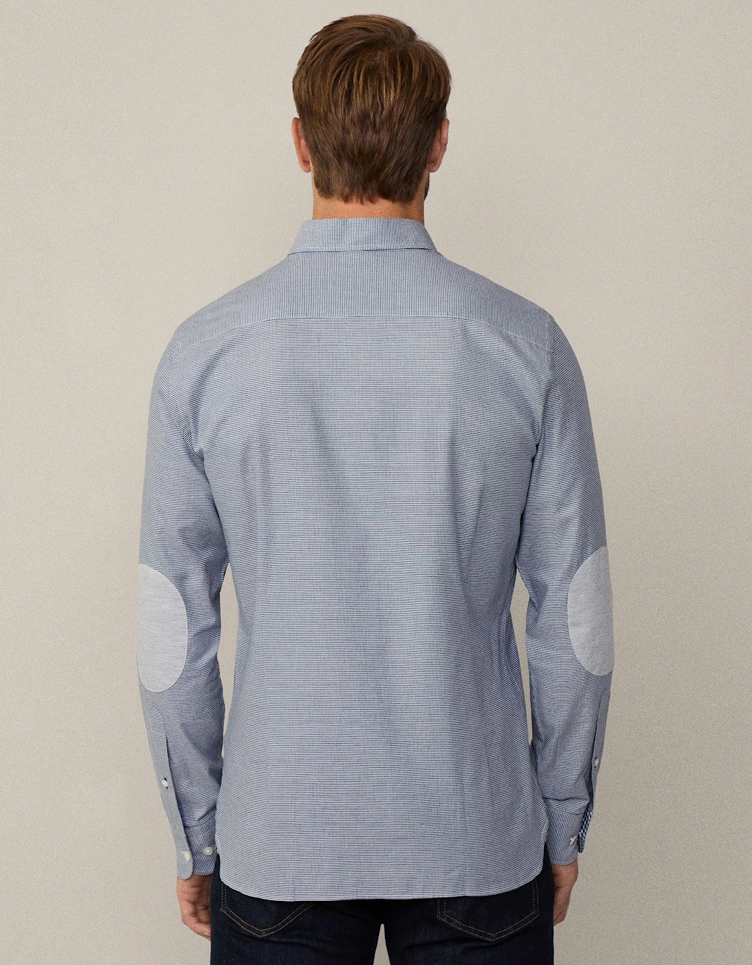 Tailored Fit Flannel Puppytooth Shirt