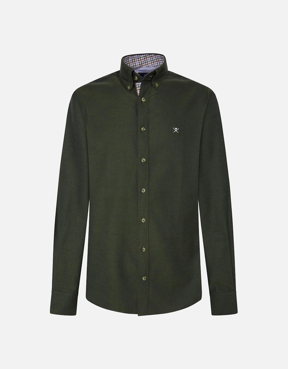 Tailored Fit Flannel Trim Shirt, 6 of 5