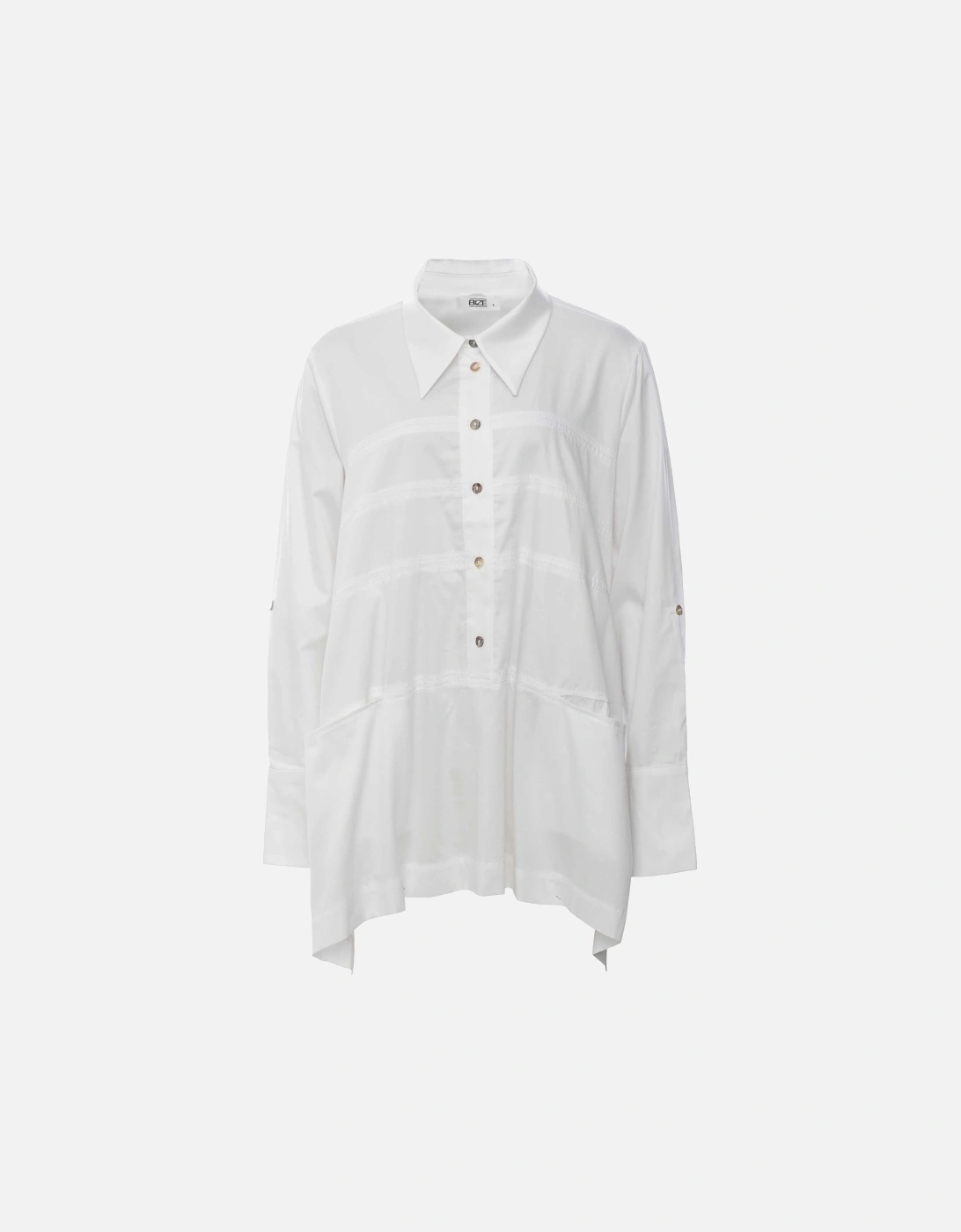 Horizontal Line Cotton Shirt, 2 of 1