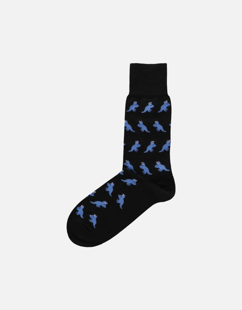 Jacquard Dino Socks