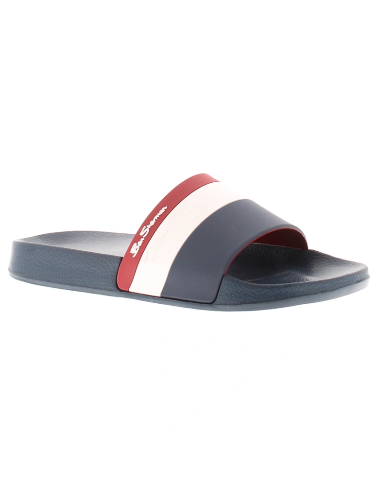 Mens Slider Shower Beach Mule Colwell navy UK Size